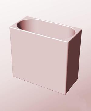 CX68-140 Stacking module bin for modern home decor 3d stl file