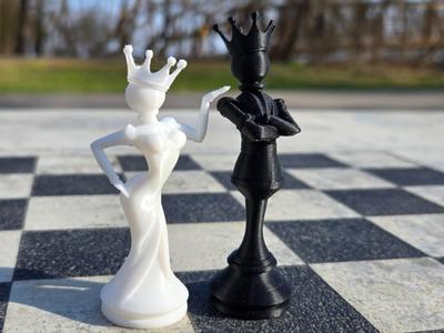 Chess King Queen standing/Dancing couple pose
