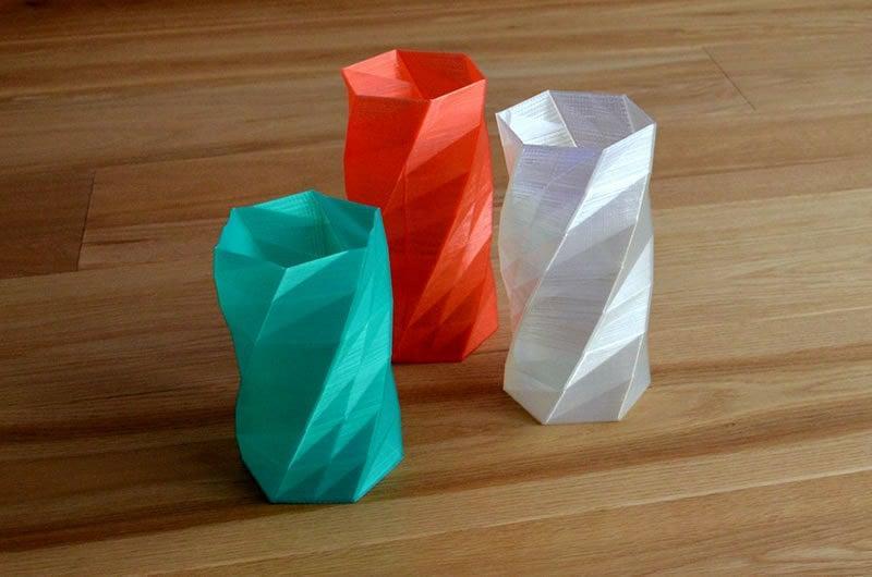 Twisted 6-sided Vase Basic