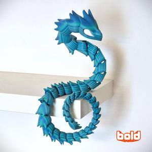 DRAGON SNAKE Articulated print in place