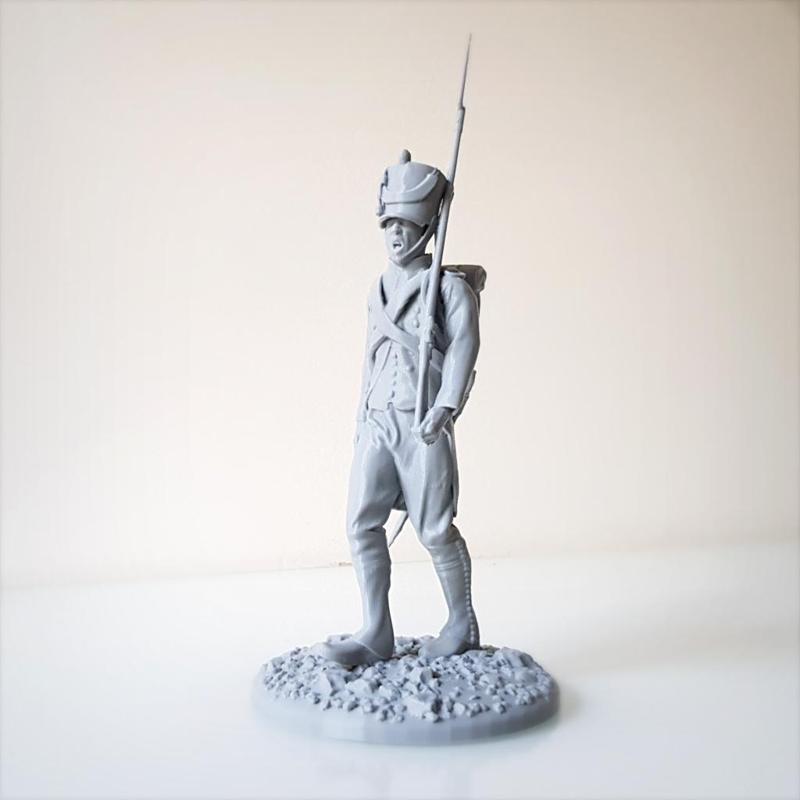 Napoleonic soldier walk