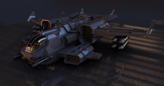 Dreadhawk Gunship - 5e
