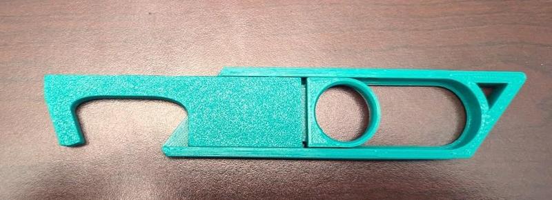 [PythonSCAD] Sliding Covid19 No Touch / Door Opener Tool