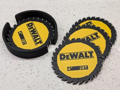 Dewalt coasters - drink coasters - tool guy