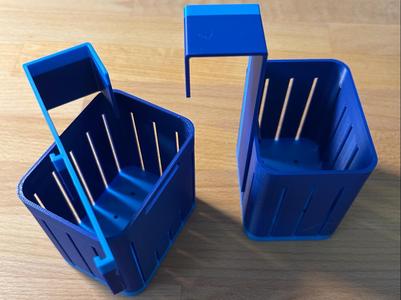 Fish tank plant basket
