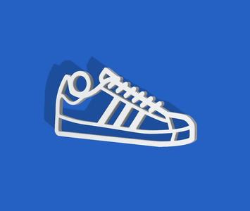 Adidas Super Star Keychain