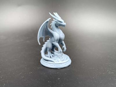 Standing Dragon with Base –  Figurine
