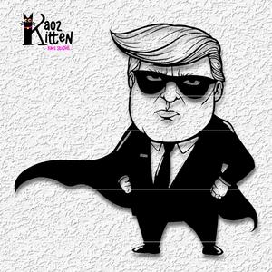 Funny Super Trump wall art President Donald Trump decor