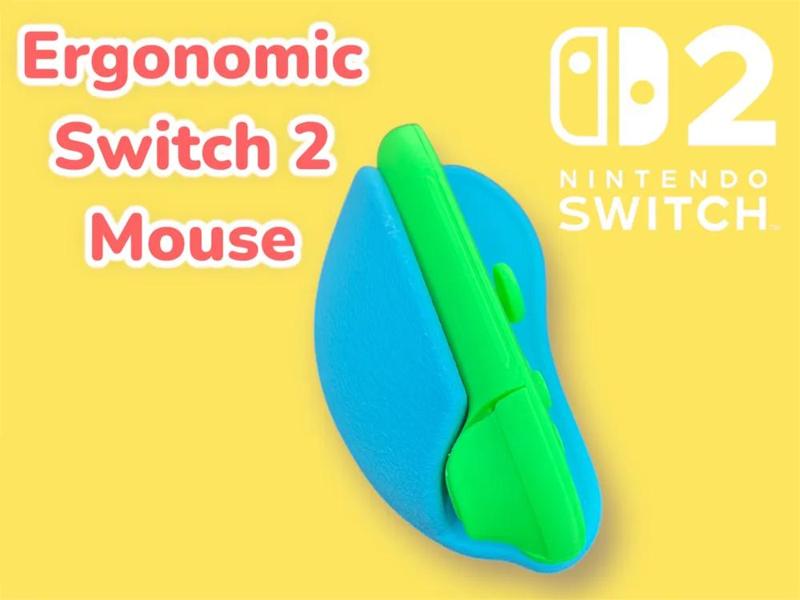 Switch 2 JoyCon Ergonomic Mouse