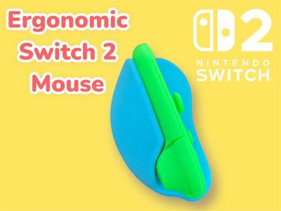 Switch 2 JoyCon Ergonomic Mouse