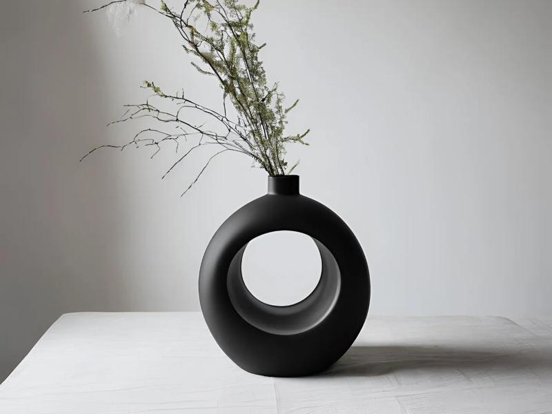 Modern Design Nordic Circular Ring Vase 