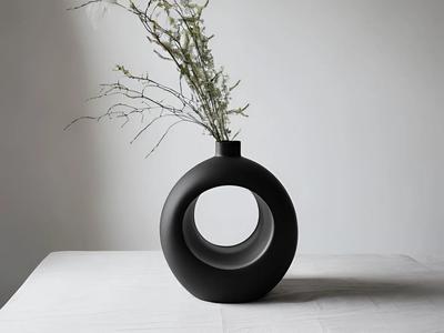 Modern Design Nordic Circular Ring Vase 