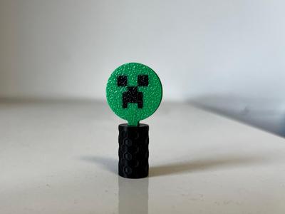 Minecraft Creeper Pencil Topper