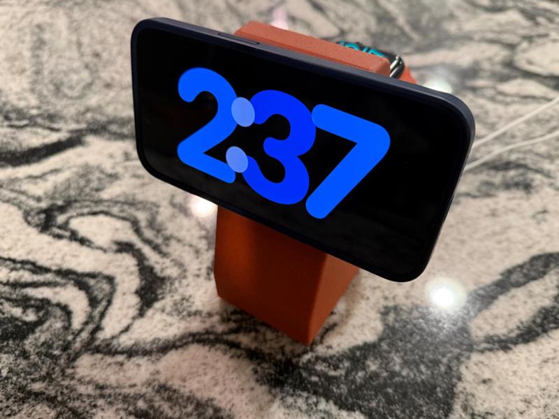 Monolith iPhone and Watch Stand