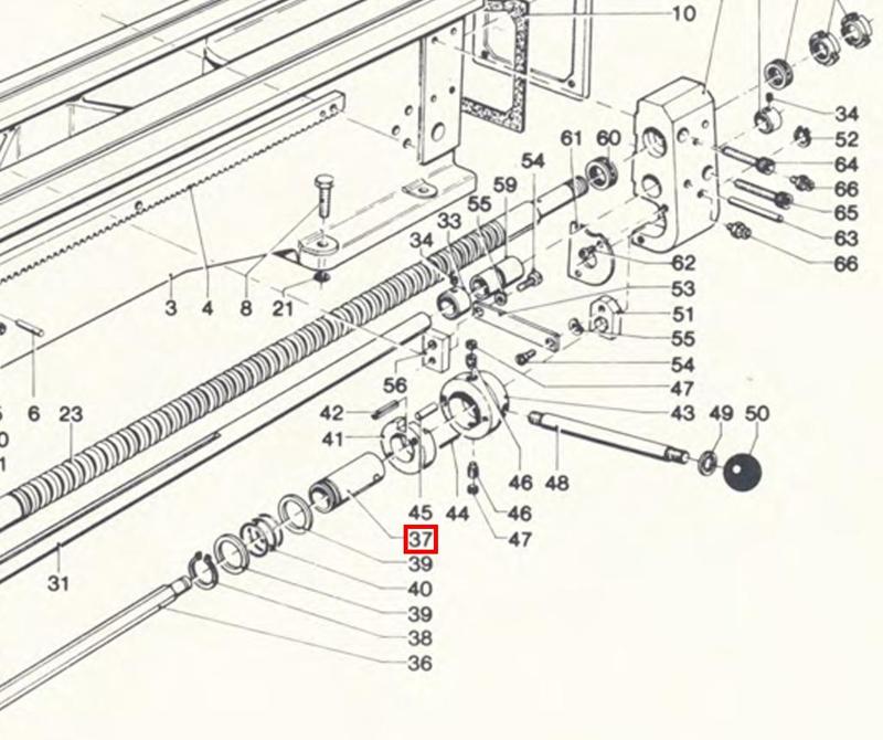 Main switch collar (Motor Schaltbüchse) Weiler Matador, Praktikant, Condor