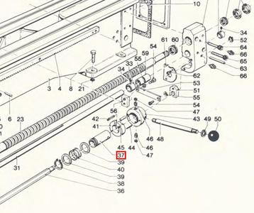 Main switch collar (Motor Schaltbüchse) Weiler Matador, Praktikant, Condor