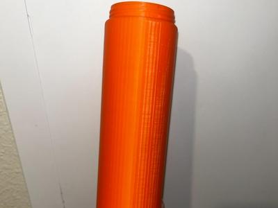Long Item storage jar with lid