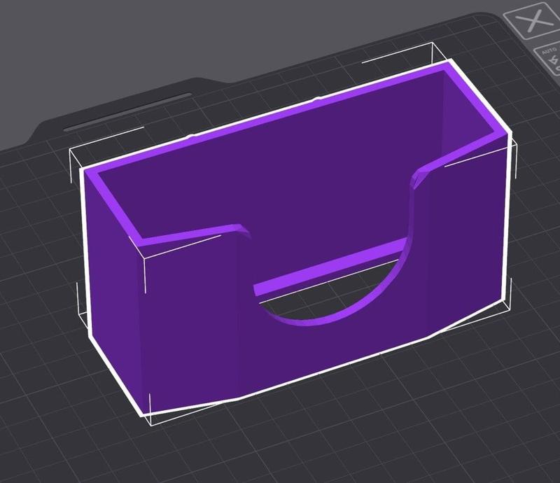 ifixit skadis holder blank w/ smoothed corners