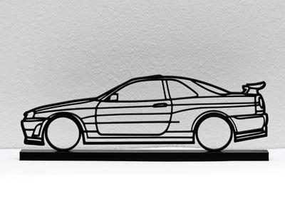 Nissan GTR R34 Silhouette – A Freestanding Sculpture