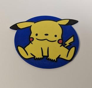 Derpemon Derpichu drink Coaster - pokemon inspired