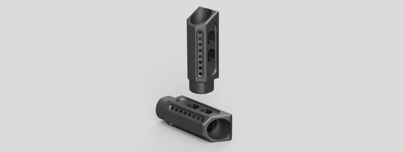 Futuristic Flash Hider (Airsoft)
