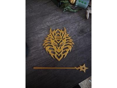 Crown dragon hairpin 