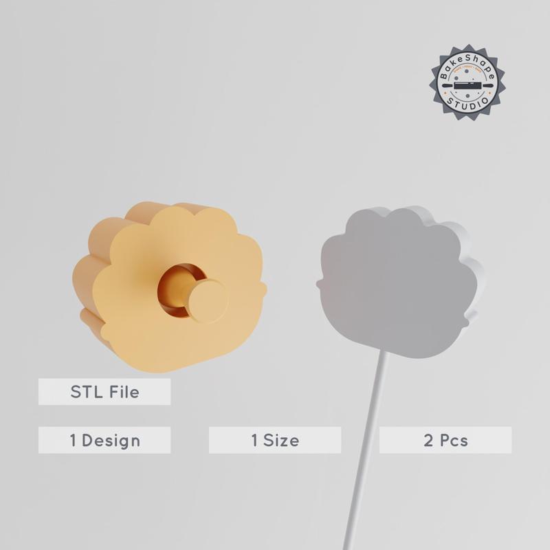 Oyster & Shell Cake Pop Mold Set, Sea Creature Ocean Shell 3D Print STL File PRODUCT_1218