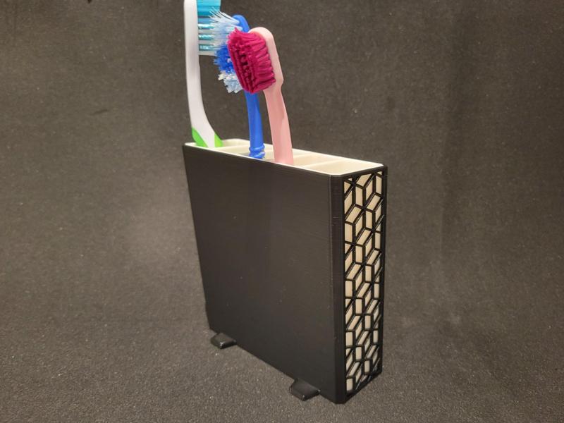 Kumiko toothbrush holder