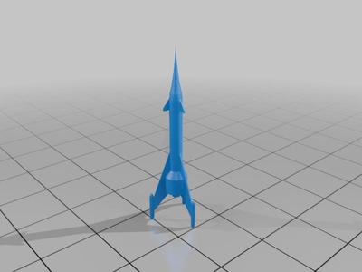 Old Style SciFi rocket ship