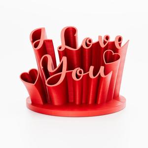 'I Love You' en 3D – Déclaration Affectueuse à Imprimer Soi-même