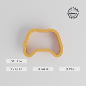 Gaming Controller Shape Cutter Set, 18 Sizes, 0.75"-5" for Cookies, Fondant & Clay PRODUCT_145