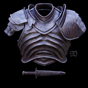 SOUL OF CINDER Armor Chest Gorget Pauldrons STL Fan Art Model