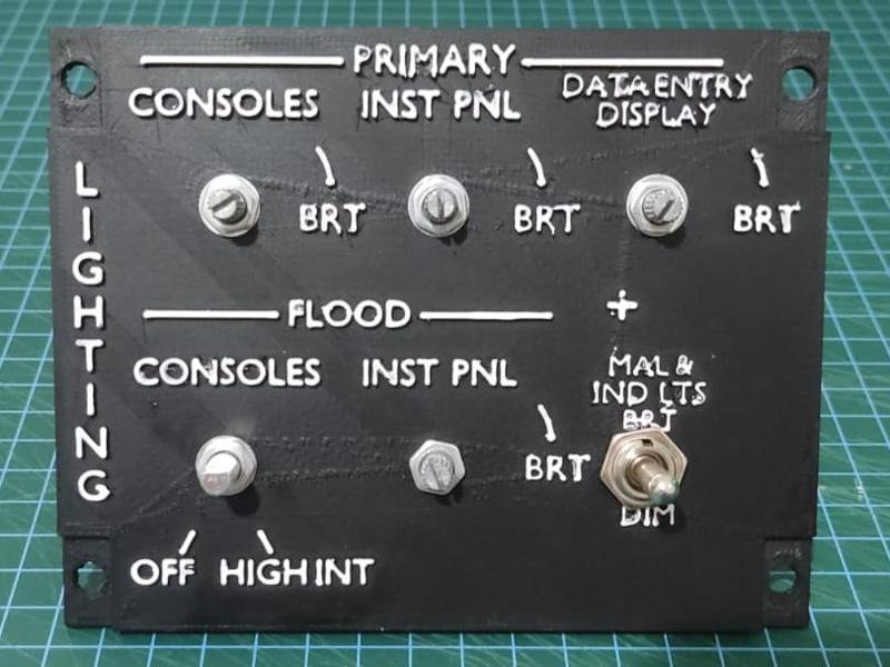 F16C "Viper" LIGHTING right side panel