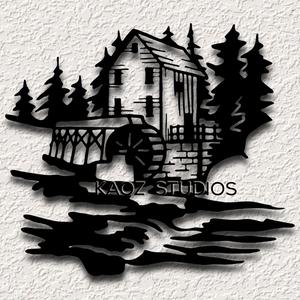 cabin wall art mountain home wall decor scenery decoration 