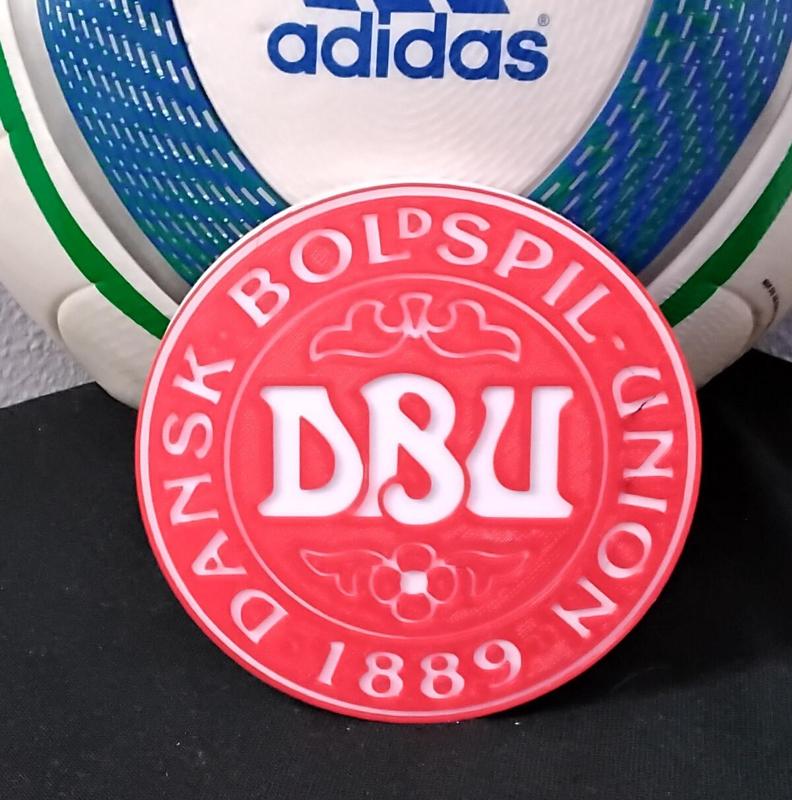 Denmark national football team coaster or plaque