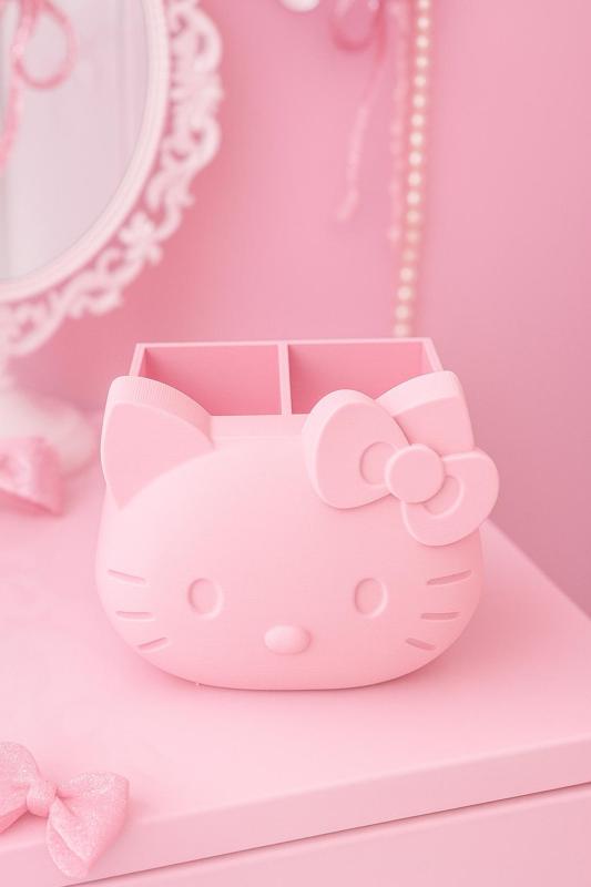 Hello Kitty Desk Organizer – Cute Pink Pen Holder
