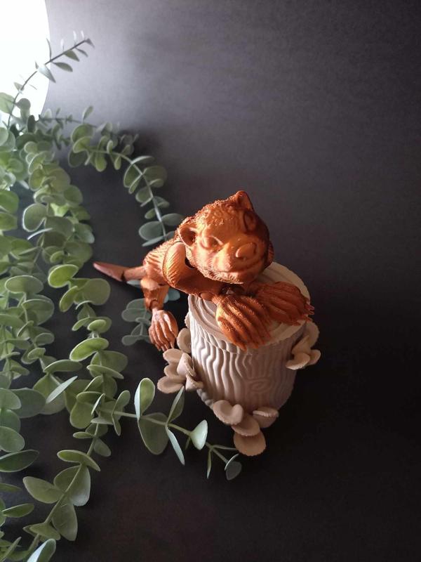 FLEXI OTTER - POSEABLE - FUN ANIMAL - ARTICULATED - PRINT IN PLACE