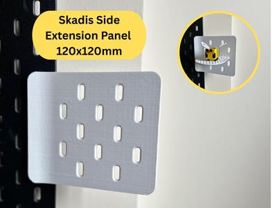 IKEA Skadis Side Extension Panel – 120x120 (RIGHT)