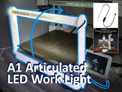 Articulated LED Work Light for A1