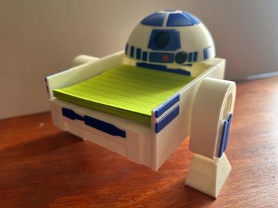 R2D2 Sticky Note Holder