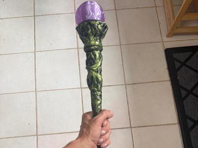 Elderlight Claw – Crystal Core Staff Topper