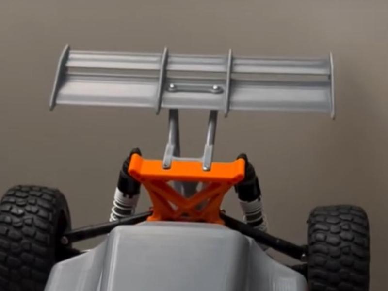 Rear Wing & Mount – Slash to Jato 4x4 Conversion