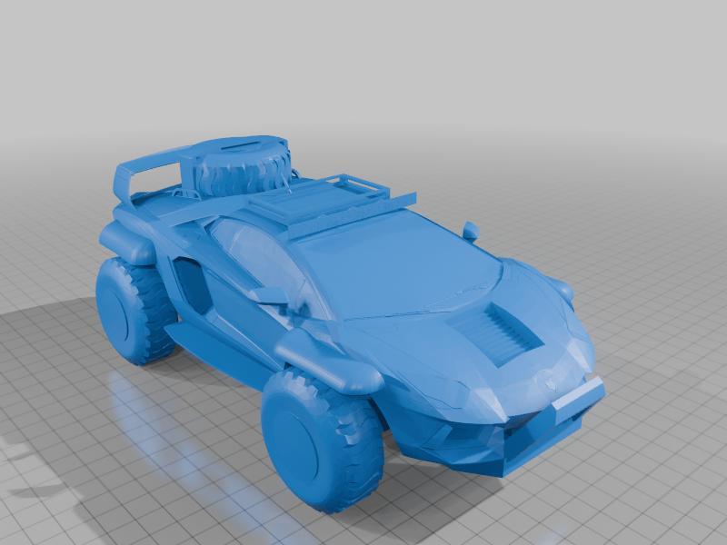 Lamborghini aventador off road(tinkercad)