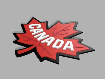 Canada 4 nations Faceoff 3D Sign