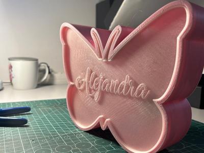 Butterfly money box