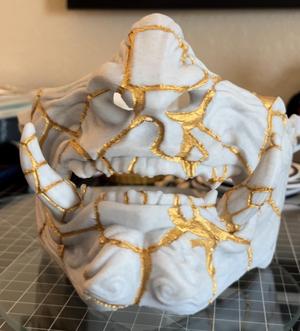 Kintsugi Oni Mask