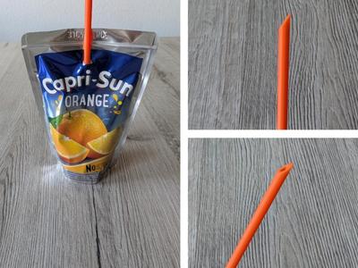Capri-Sun Straw with Point Pouch