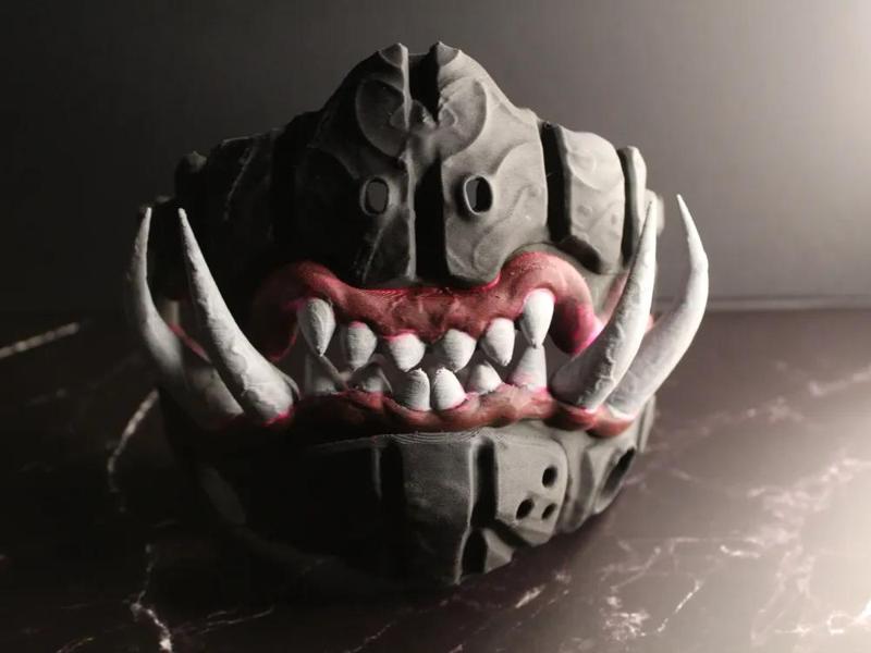 Cyber Oni Demon Mask