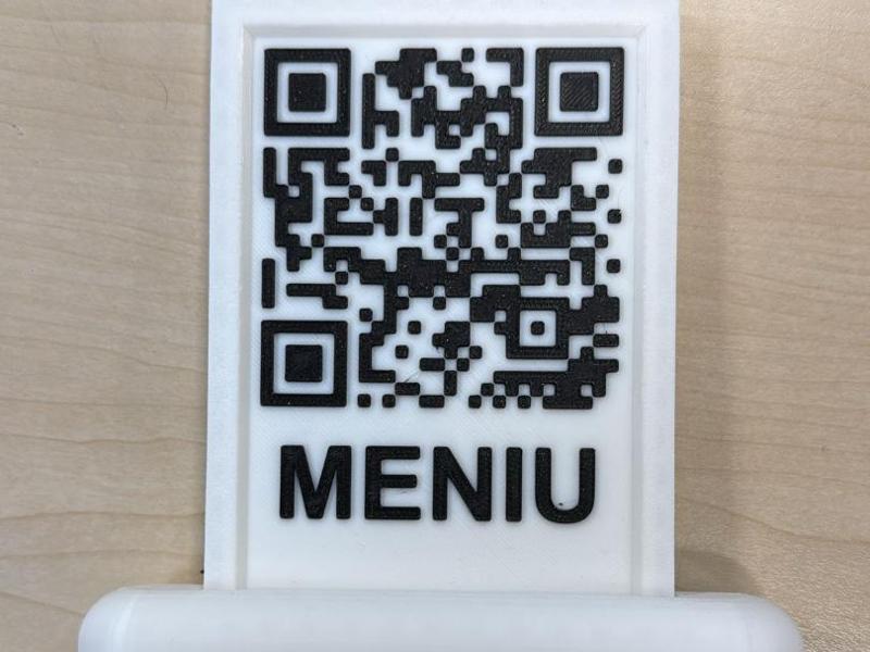 QR code plate