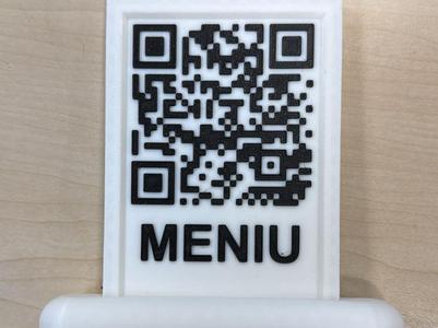 QR code plate